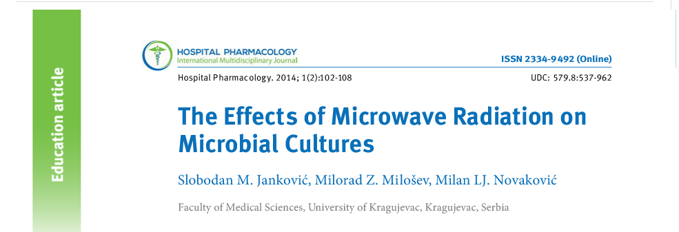 microwaves on viruses