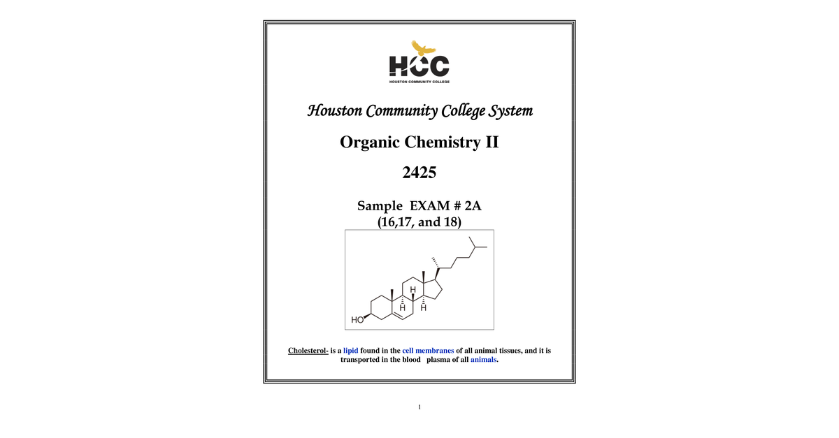 Sample Exam 2A