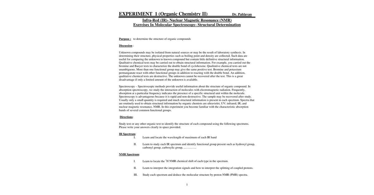 Ochem 2 UH