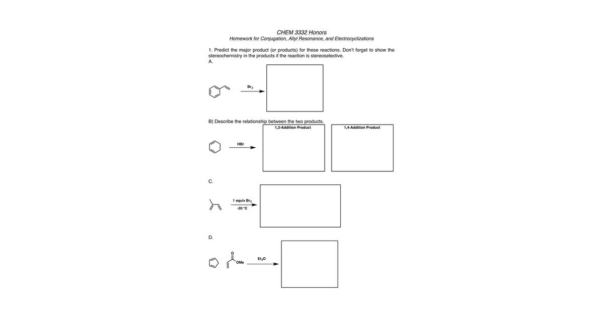 HW 2 Conjugation