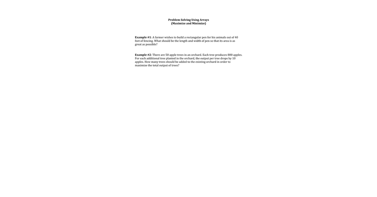 ProblemSolvingPractice