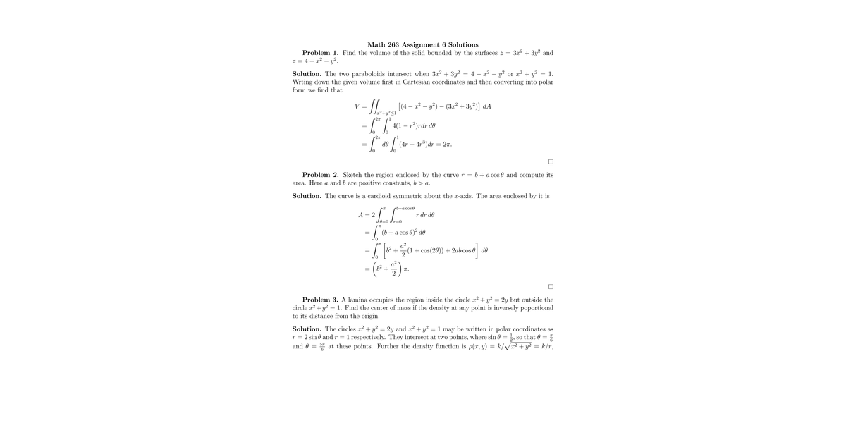 Hw6 Solution