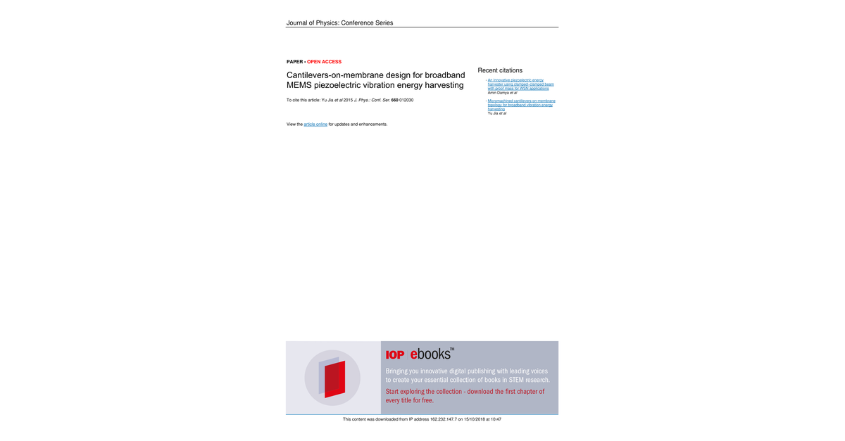 Jia 2015 J Phys Conf Ser 660 012030