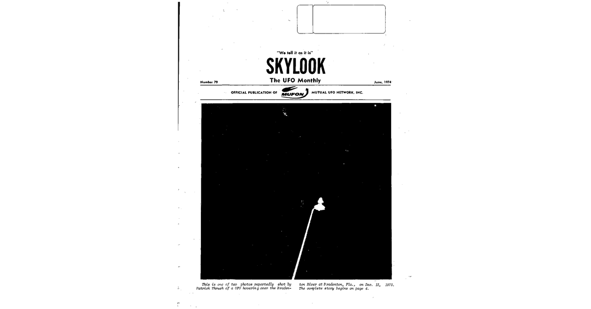 MUFON UFO Journal 1974 6. June Skylook