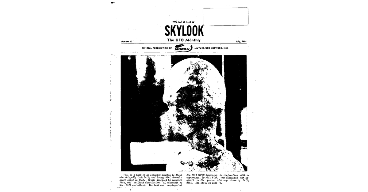 MUFON UFO Journal 1974 7. July Skylook