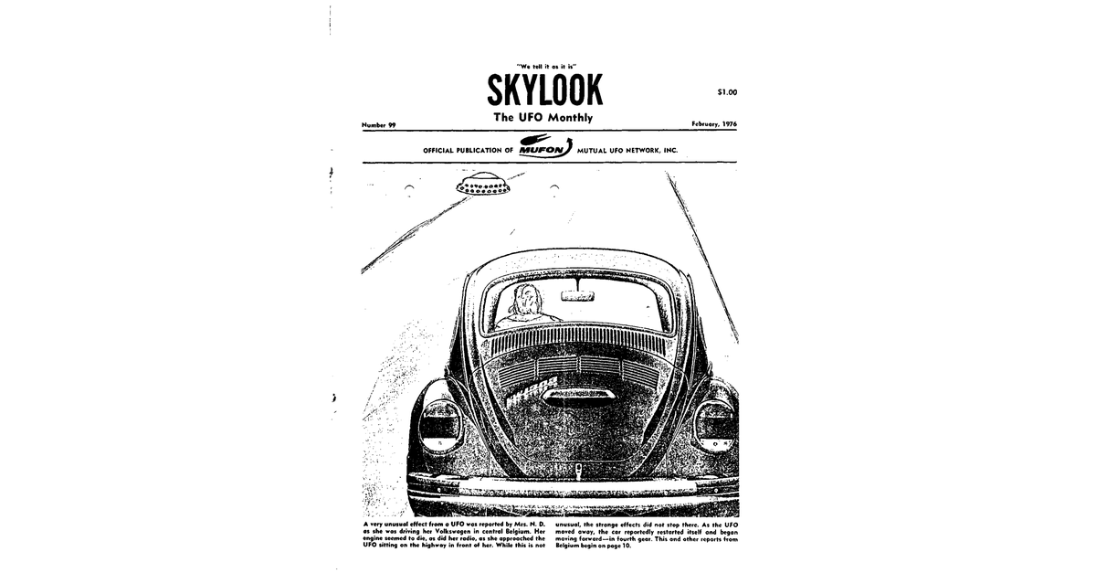 MUFON UFO Journal 1976 2. February Skylook