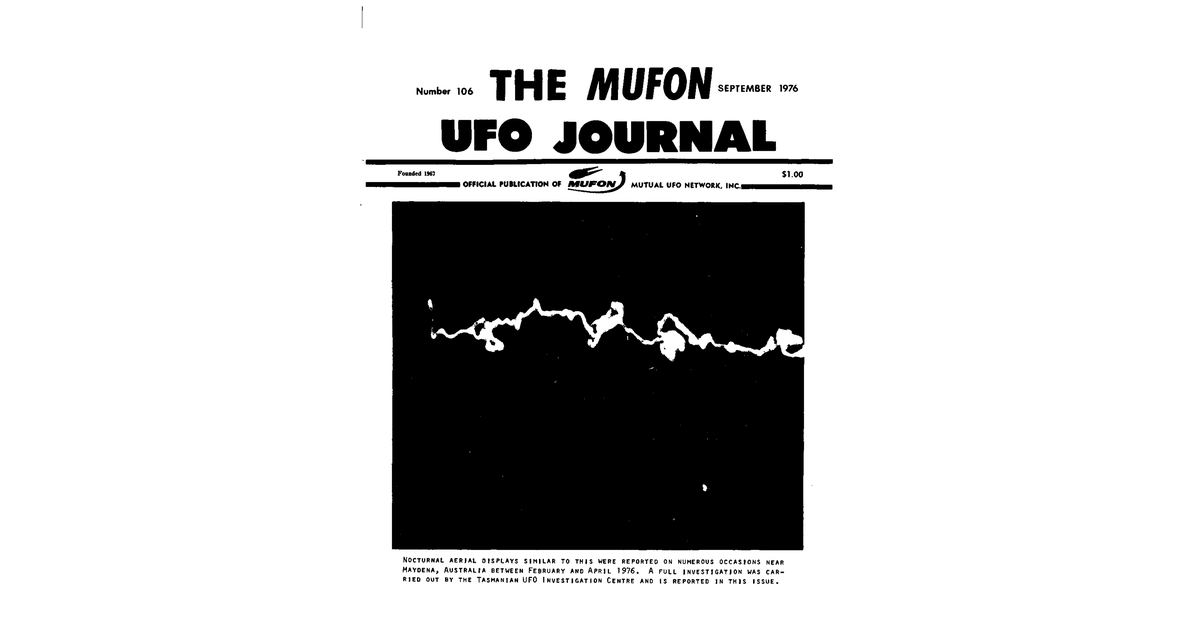 MUFON UFO Journal 1976 9. September