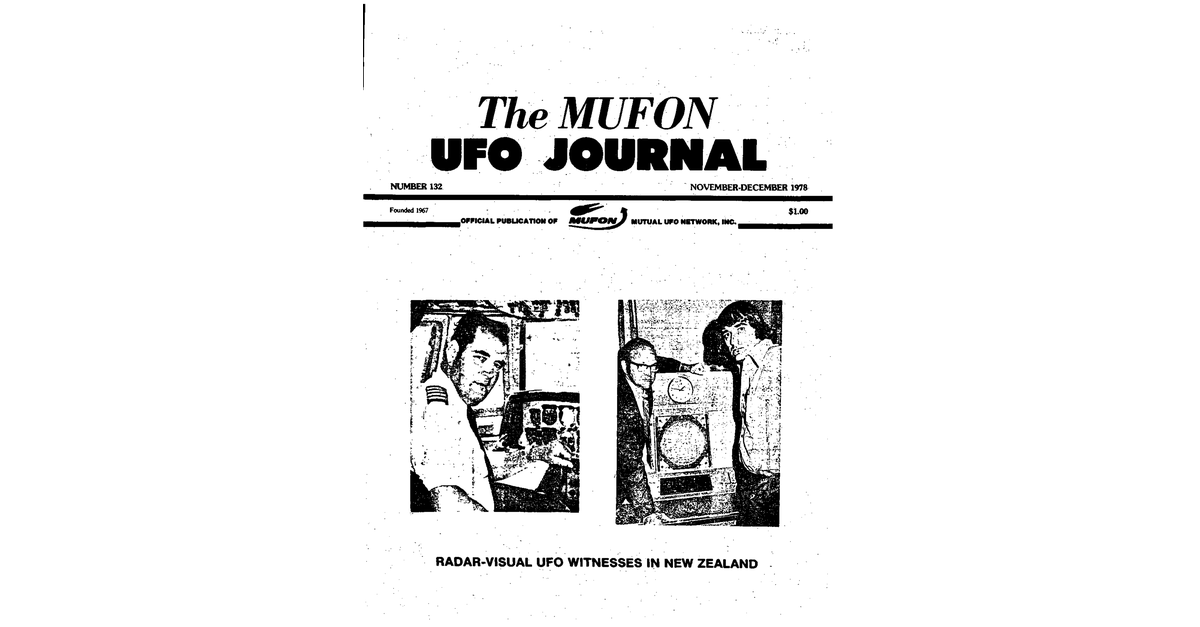 MUFON UFO Journal 1978 11. 12. November December