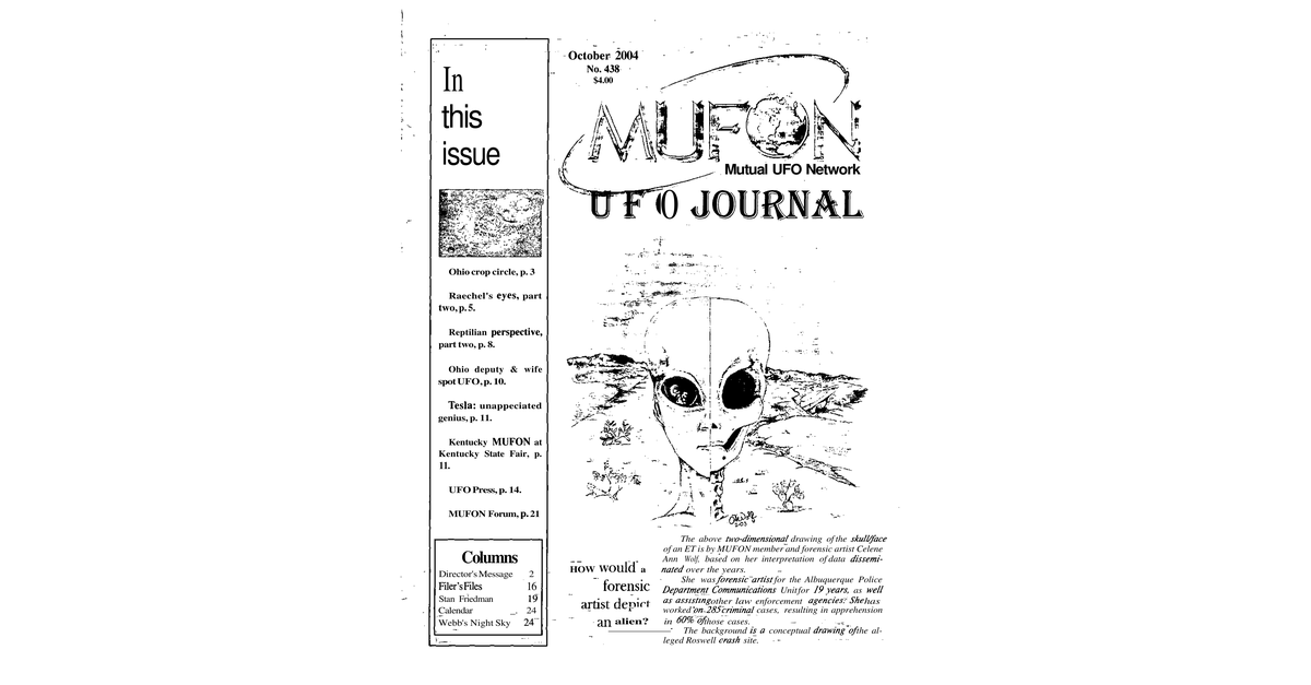 MUFON UFO Journal 2004 10. October